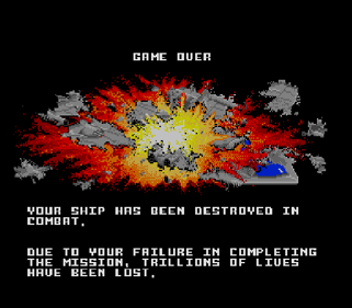 Starflight - Screenshot - Game Over