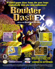 Boulder Dash EX - Advertisement Flyer - Front