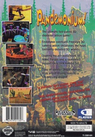 Pandemonium! - Box - Back Image