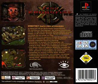 KKND Krossfire - Box - Back Image