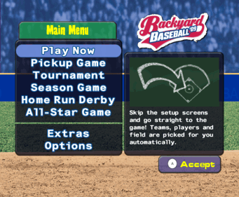 Backyard Baseball '09 - Screenshot - Game Select
