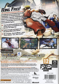 Street Fighter IV - Box - Back