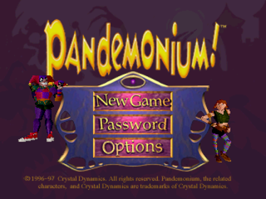 Pandemonium! - Screenshot - Game Title Image