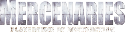 Mercenaries: Playground of Destruction - Clear Logo