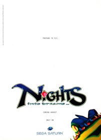 NiGHTS into Dreams... - Advertisement Flyer - Front