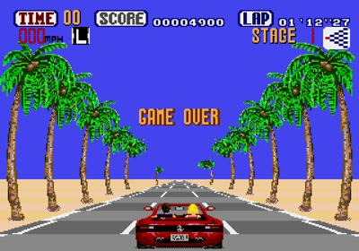 OutRun - Screenshot - Game Over