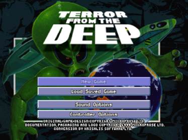 X-COM: Terror from the Deep - Screenshot - Game Title