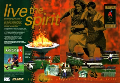 Olympic Soccer - Advertisement Flyer - Front