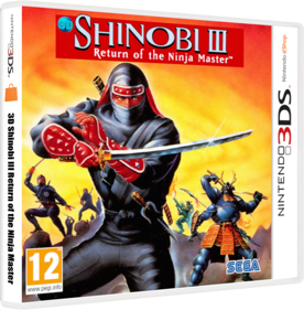 Shinobi III: Return of the Ninja Master - Box - 3D