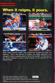 Savage Reign - Box - Back Image