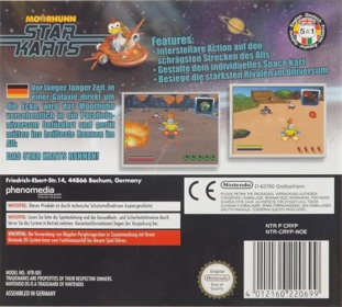 Crazy Chicken: Star Karts - Box - Back