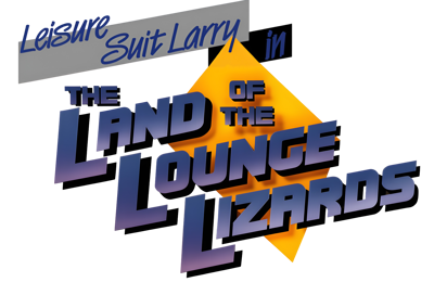 Leisure Suit Larry in the Land of the Lounge Lizards - Clear Logo