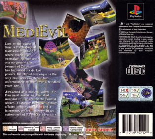 MediEvil - Box - Back Image