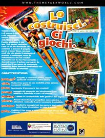 Sim Theme Park - Box - Back