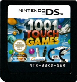 1001 Touch Games - Cart - Front Image