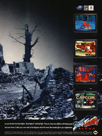 Street Fighter Alpha: Warriors' Dreams - Advertisement Flyer - Back