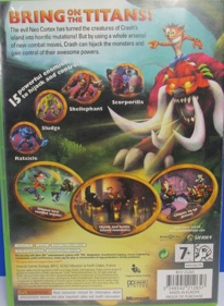 Crash of the Titans - Box - Back