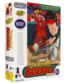 Backyard Baseball 2001 - Box - 3D