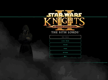 Star Wars: Knights of the Old Republic II: The Sith Lords - Screenshot - Game Title