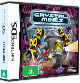 Crystal Mines - Box - 3D Image