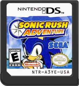 Sonic Rush Adventure - Cart - Front Image