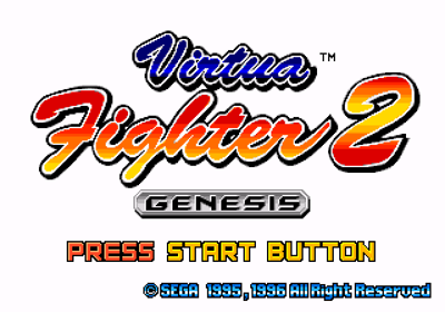 Virtua Fighter 2 - Screenshot - Game Title Image