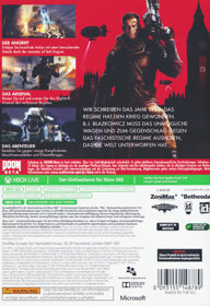 Wolfenstein: The New Order - Box - Back