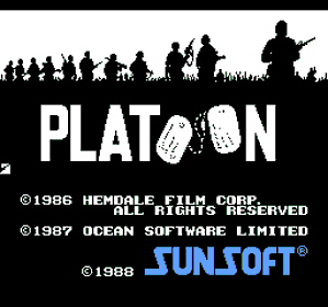 Platoon - Screenshot - Game Title