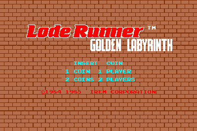 Lode Runner III: The Golden Labyrinth - Screenshot - Game Title