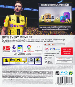 FIFA 17 - Box - Back