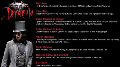 Bram Stoker's Dracula - Arcade - Controls Information