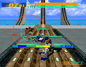 Cyber Troopers Virtual-On - Screenshot - Gameplay