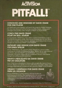 Pitfall! - Box - Back
