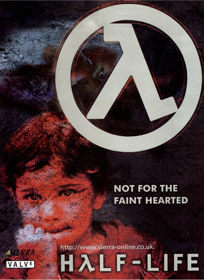 Half-Life - Advertisement Flyer - Front