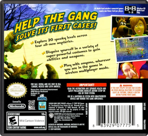 Scooby-Doo!: First Frights - Box - Back - Reconstructed