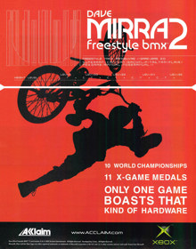 Dave Mirra Freestyle BMX 2 - Advertisement Flyer - Front