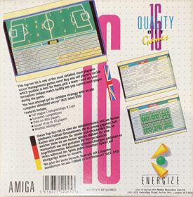 Superleague Soccer - Box - Back