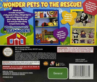 Wonder Pets!: Save the Animals! - Box - Back