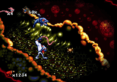 Earthworm Jim: Special Edition - Screenshot - Gameplay