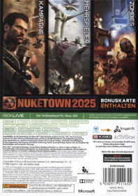 Call of Duty: Black Ops II - Box - Back