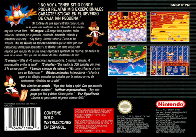 Bubsy in: Claws Encounters of the Furred Kind - Box - Back