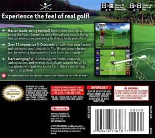 True Swing Golf - Box - Back
