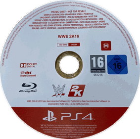 WWE 2K16 - Disc