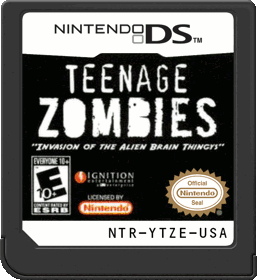 Teenage Zombies: Invasion of the Alien Brain Thingys! - Cart - Front Image