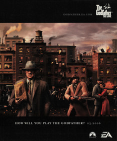 The Godfather: The Game - Advertisement Flyer - Front