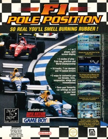 F1 Pole Position - Advertisement Flyer - Front