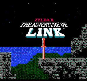 Zelda II: The Adventure of Link - Screenshot - Game Title
