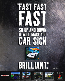 Ridge Racer Revolution - Advertisement Flyer - Front
