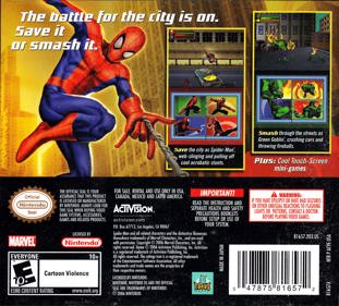 Spider-Man: Battle for New York - Box - Back