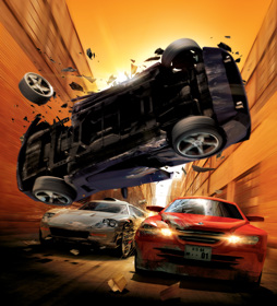 Burnout: Revenge - Advertisement Flyer - Front